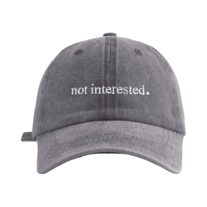 not interested.
